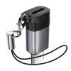 Adaptér Acefast J19 z Lightning na USB-C sivý