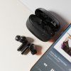 Bezdrôtové slúchadlá Acefast W7 TWS AI Noise Cancelling čierne