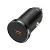 Rýchlonabíjačka do auta Blavec BS-01C-C Road 20W s káblom USB-C čierna
