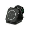 Bezdrôtová nabíjačka Guess PU 4G MagSafe 3v1 čierna