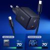 Sieťová nabíjačka Spigen Essential EE451EU USB-C s káblom 45W čierna