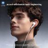 Lito LF01A drôtové slúchadlá jack 3,5 mm s HD mikrofónom biele