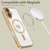 Techsuit Luxury Crystal MagSafe pre iPhone 16e ružová