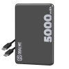Powerbanka OBAL:ME MagNetix 5000mAh čierna 20W