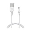 Dátový kábel Swissten pre outdoorové smartphony micro USB 1,5m biely