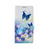 Flipové púzdro na Xiaomi Redmi Note 9 Biele s motýlikom