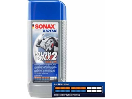 SONAX leštěnka xtreme polish & wax 2 hybrid npt, 250 ml 207100