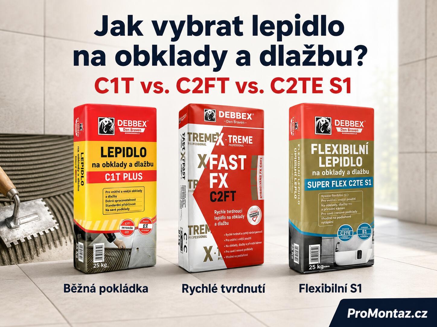 Jak vybrat lepidlo na obklady a dlažbu?