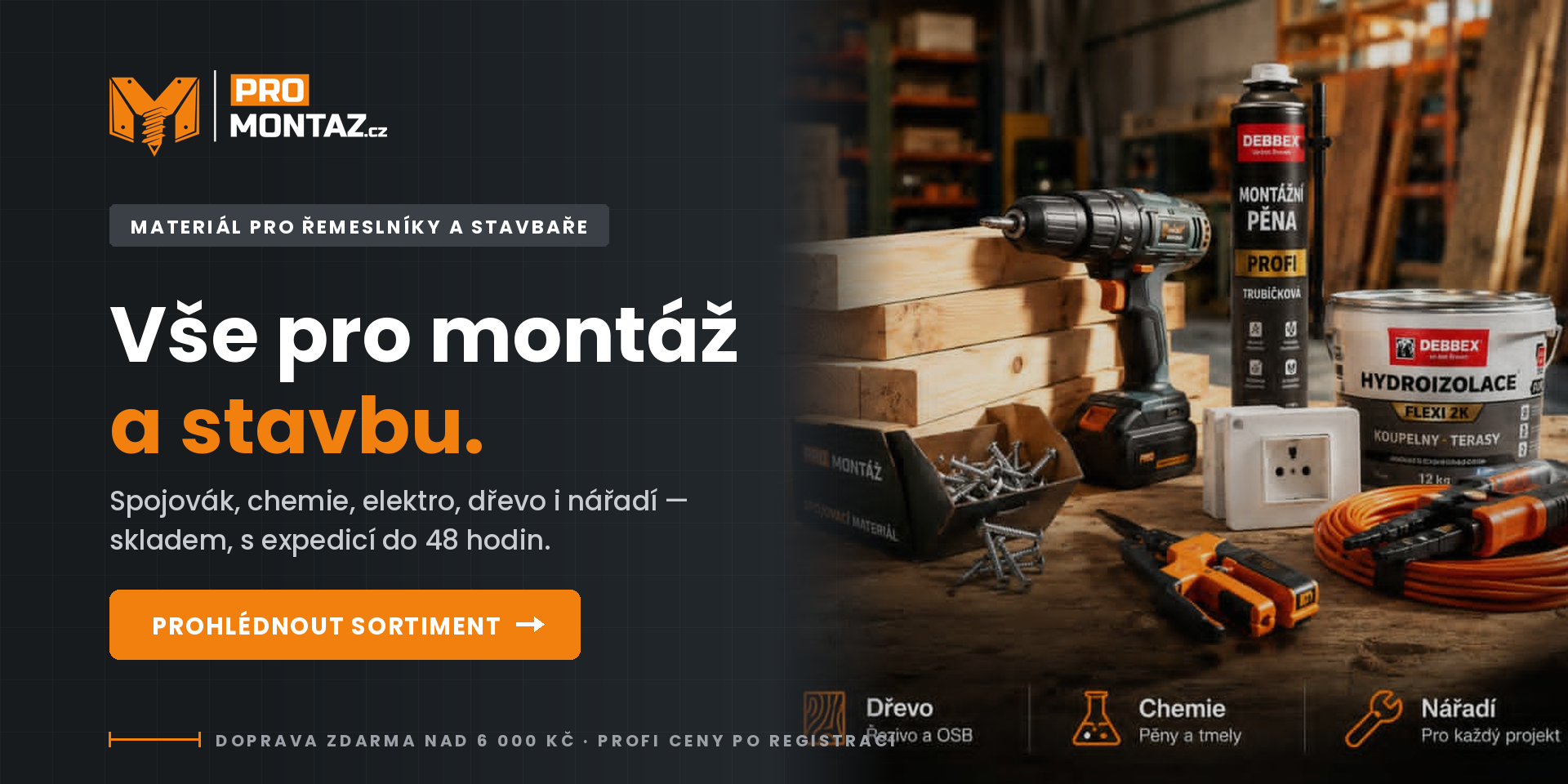 PMCARD | Pošlete seznam materiálu a připravíme nabídku podle projektu