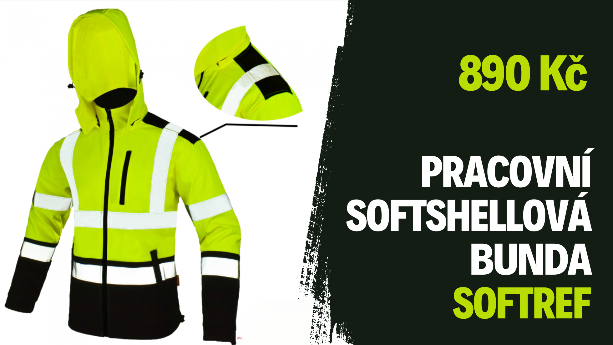 Pracovní softshellová bunda Softref