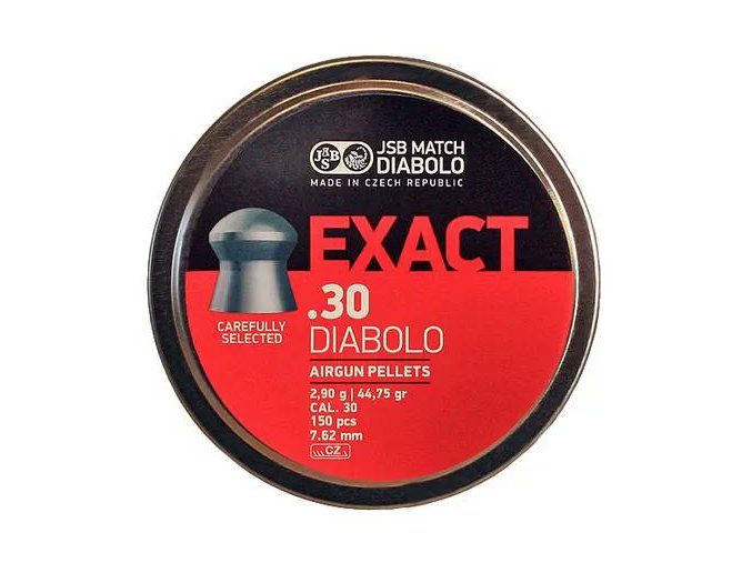 DIABOLKY JSB EXACT .30 CAL. 7,62MM 2,9G