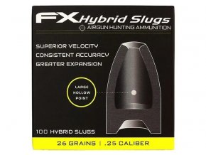 slugs fx hybrid 6.35 mm 26.3 grain
