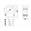 mount element optics accu lite 34 mm medium weaver picatinny 2