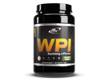 WPI Burning Effects Guarana syrovátkový izolát s vysokým obsahem bílkovin a termogenním účinkem, podporuje spalování tuků, regeneraci svalů a sportovní výkon