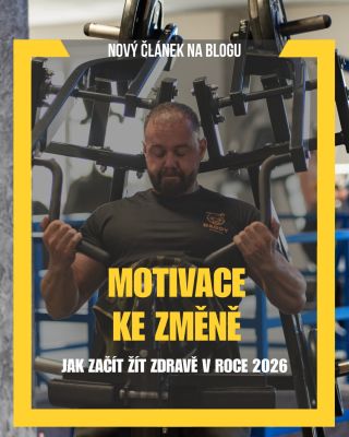 Na blogu vyšel nový článek: Motivace ke změně – jak začít žít zdravě v roce 2026 Ne o dokonalosti. Ne o extrémech. Ale o...
