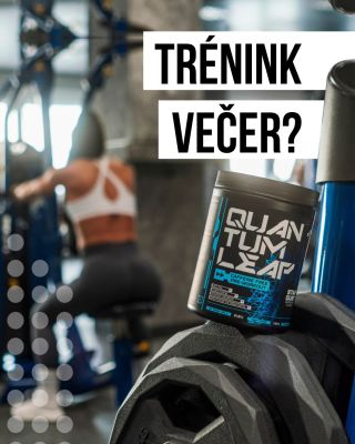 🌙 Trénuješ až večer? Když nechceš před tréninkem kofein, ale zároveň si chceš dát něco navíc, může být Quantum Leap fajn...