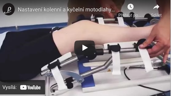 Video: Nastavení kolenní a kyčelní motodlahy Artromot K1
