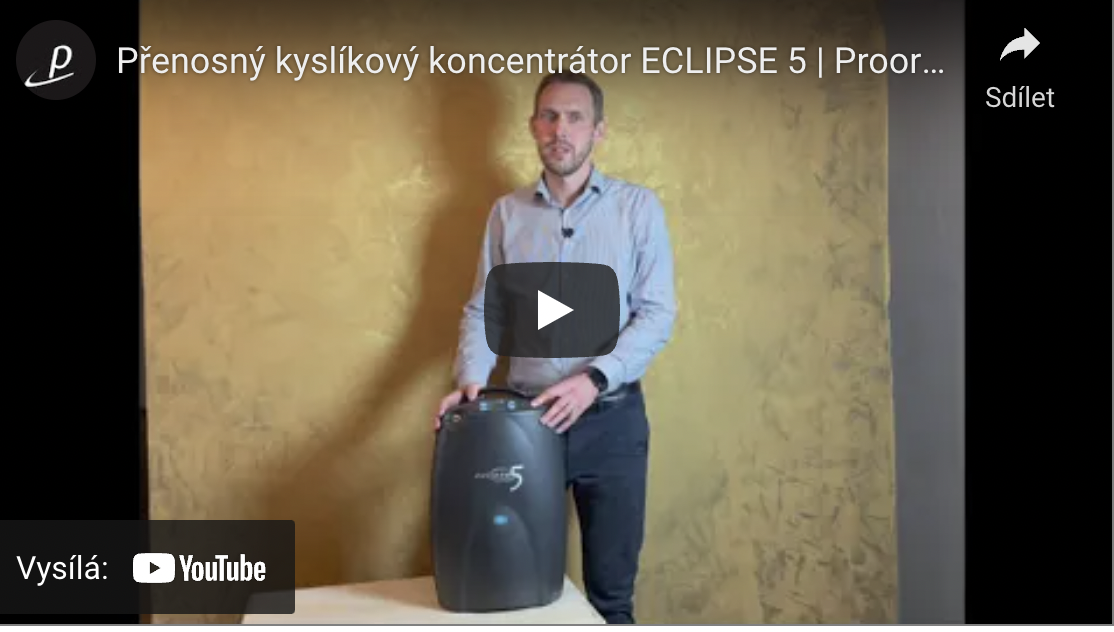 Video: Přenosný kyslíkový koncentrátor ECLIPSE 5