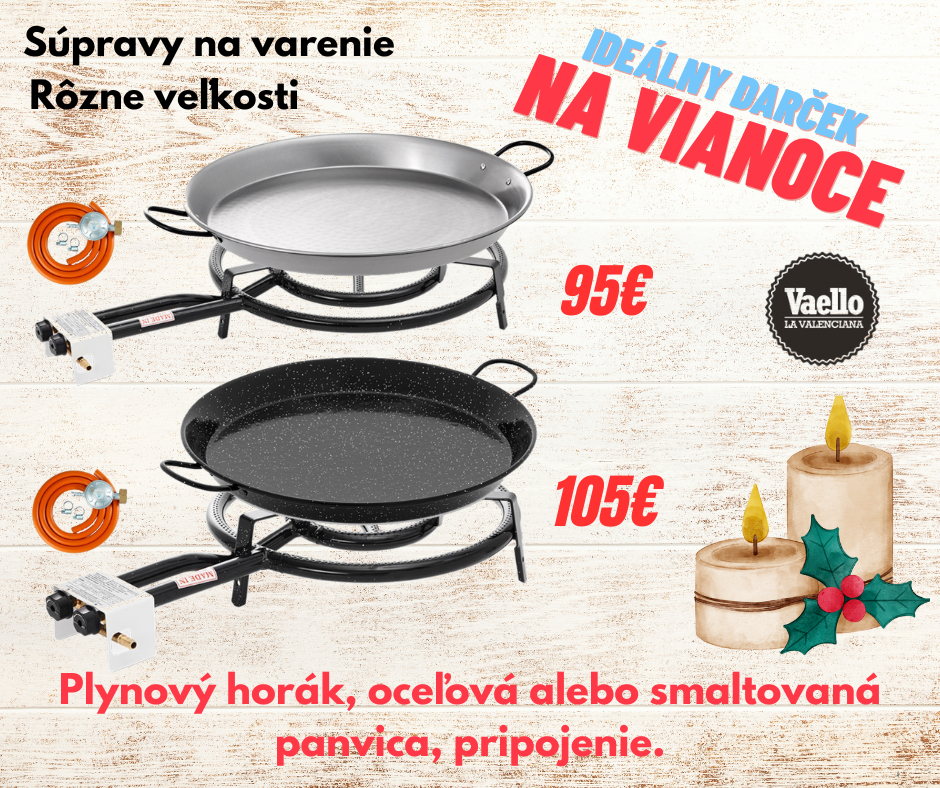 Plynový varič, panvica, darčeky