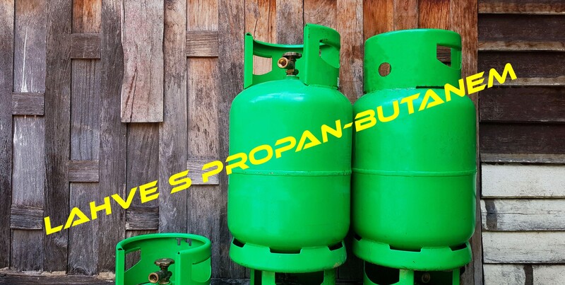 Plynové lahve s propan-butanem