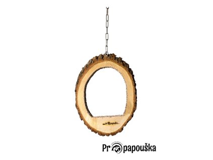 PŘÍRODNÍ KRUH S GRITEM -  30 cm (Kakadu, Žako, Amazoňan )