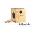 Budka pro papoušky s kontrolním otvorem (Korela chocholatá)