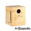 Budka pro papoušky s kontrolním otvorem (Korela chocholatá)