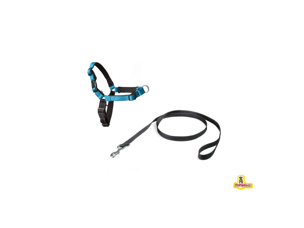 PetSafe postroj EasyWalk Deluxe modr velikost M L ProPejska.cz