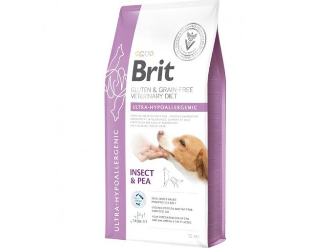 Brit Veterinary Diets Dog Ultra-hypoallergenic Insect 12 kg