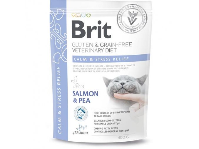 Brit Veterinary Diets Cat  Calm & Stress Relief 400 g