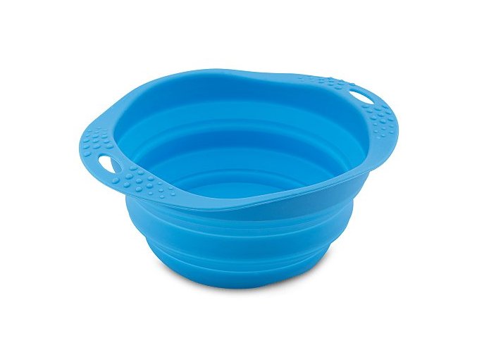 Miska pro psa, cestovní, BecoBowl Travel-blue M, EKO