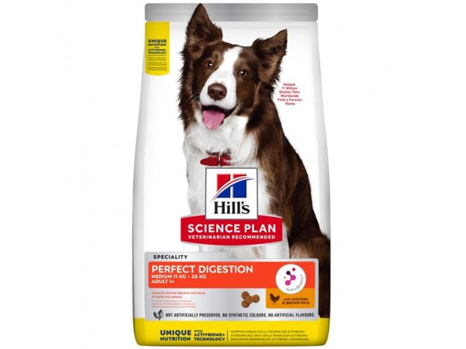 Hill's Science Plan Canine Perfect Digestion Medium Dry 2,5 kg
