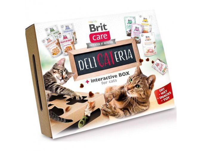 Brit Care Delicateria - interaktivní box pro kočky 1 ks