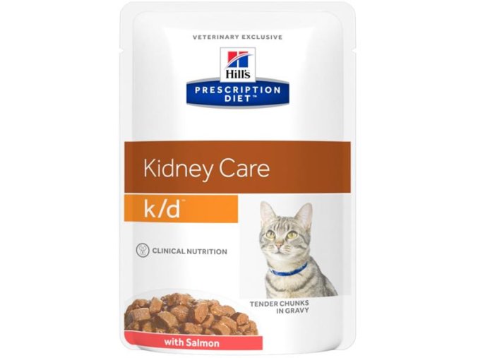 Hill's Prescription Diet Feline K/D kapsička Salmon 12 x 85 g