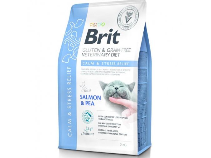 Brit Veterinary Diets Cat  Calm & Stress Relief 2 kg