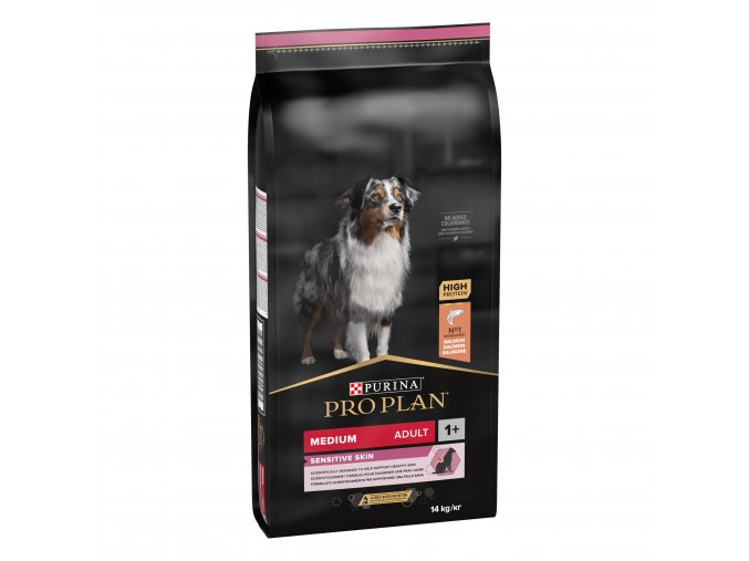 7613035120464 PP Dog Medium Adult Sensitive Skin Salmon 14kg T9