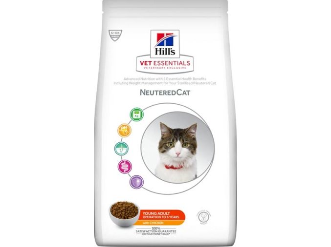 Hill's VetEssentials Feline Young Adult  NeuteredCat Chicken 8 kg