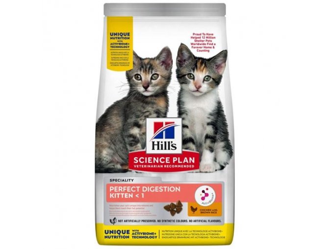 Hill's Science Plan Feline Kitten Perfect Digestion Chicken 1,5 kg