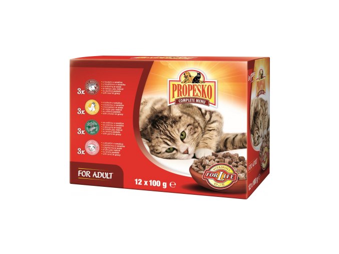 976113 propesko kapsicka mix pro kocky kure hovezi zverina jehne 12x100g