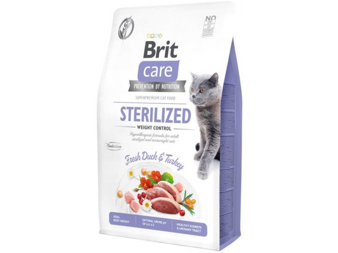 Brit Care Cat Grain-Free Sterilized Weight Control 2 kg