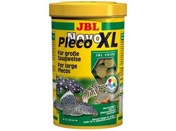 JBL NovoPleco XL - čipsy rostlinné 250ml