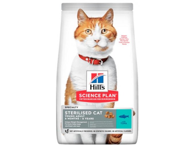 Hill's Science Plan Feline Adult Sterilised Tuna 10 kg