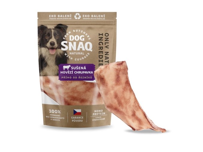 DOG SNAQ - SUŠENÁ HOVĚZÍ LOPATKA 75 g