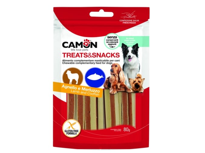 PAMLSKY SNACKS SANDWICH JEHNĚ A RYBA 80 g