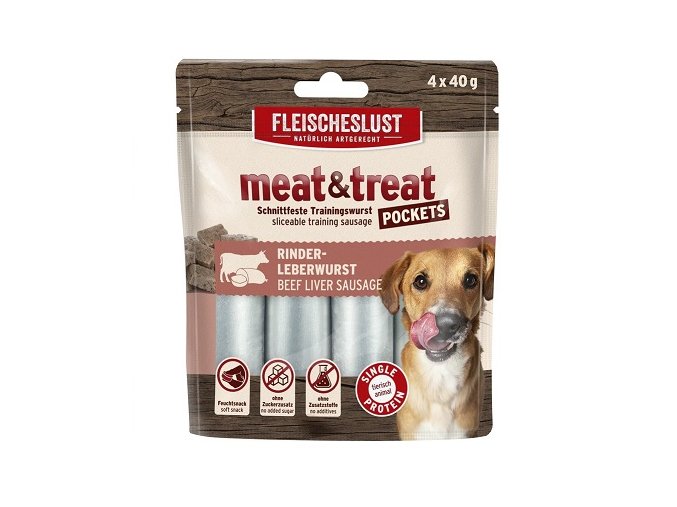 MEAT & TREAT BEEF LIVER 4x40g