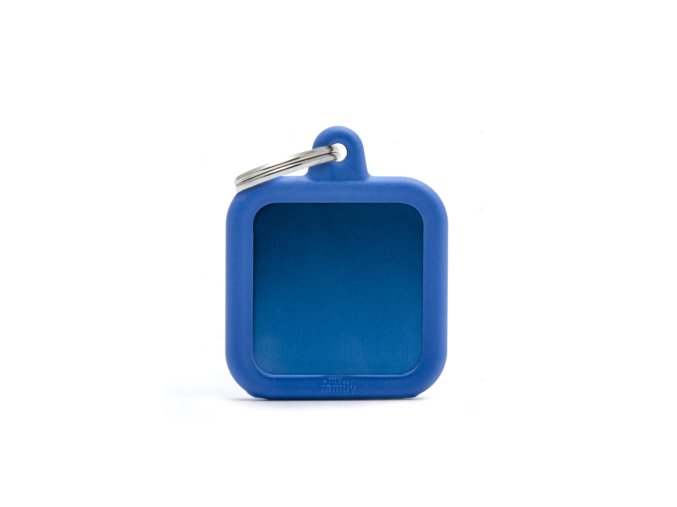 BLUE SQUARE ALU BLUE RUBBER