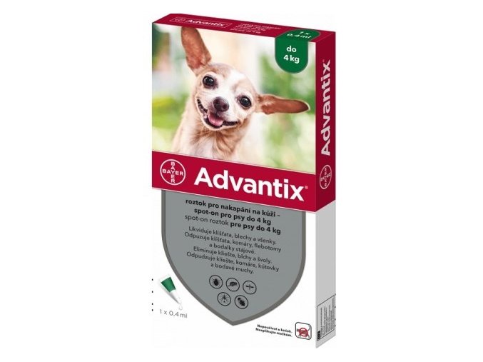 ADVANTIX SPOT-ON 0,4ML S/DO 4KG
