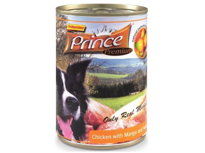 PRINCE PREMIUM KUŘE S MANGEM A SLADKÉ BRAMBORY 800G