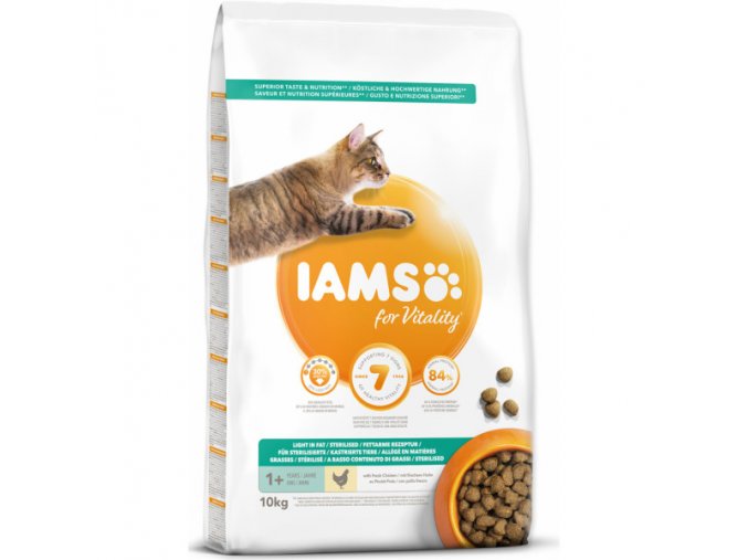 iams cat adult weight control chicken 10kg