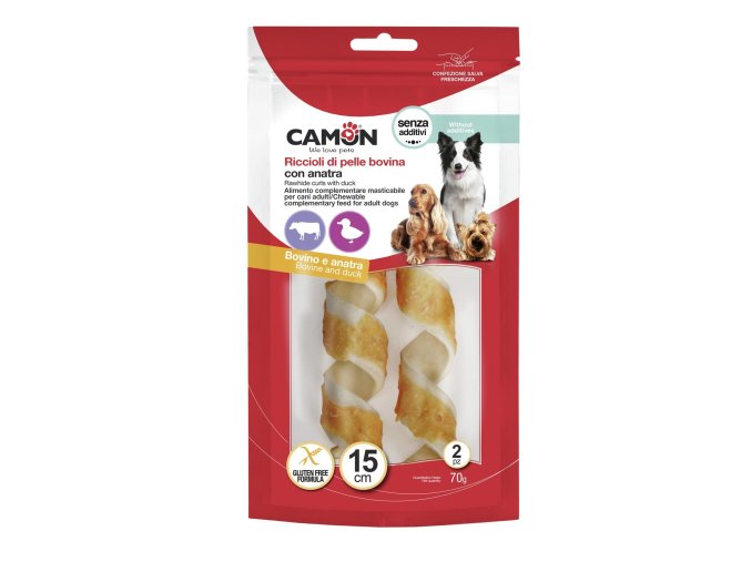 SPIRÁLA S KACHNÍM MASEM 15 cm 70 g 2 ks